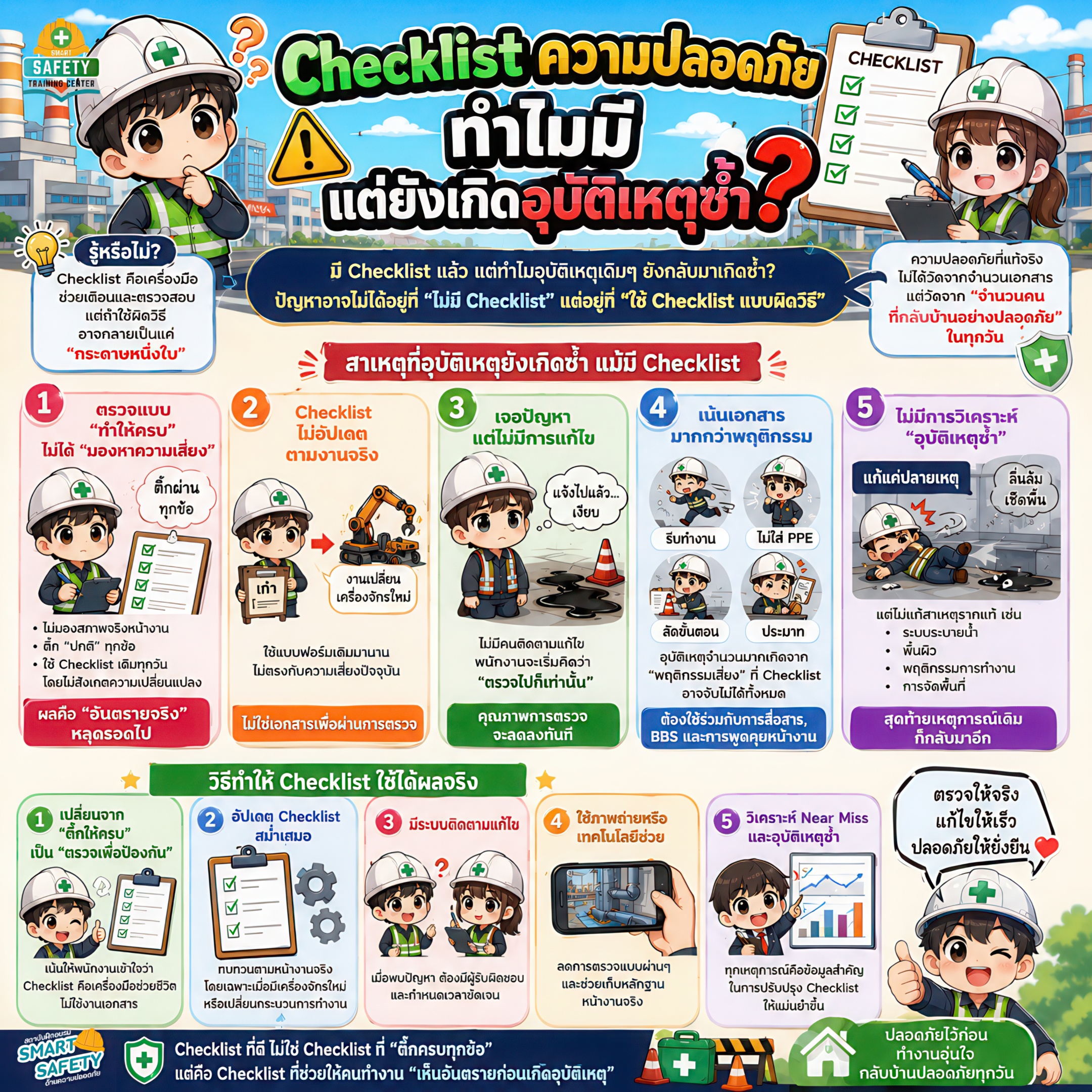 Checklist ความปลอดภัย